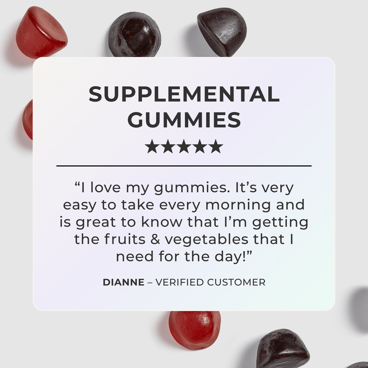 Fruit, Vegetable & Berry Blend Chewable Gummies