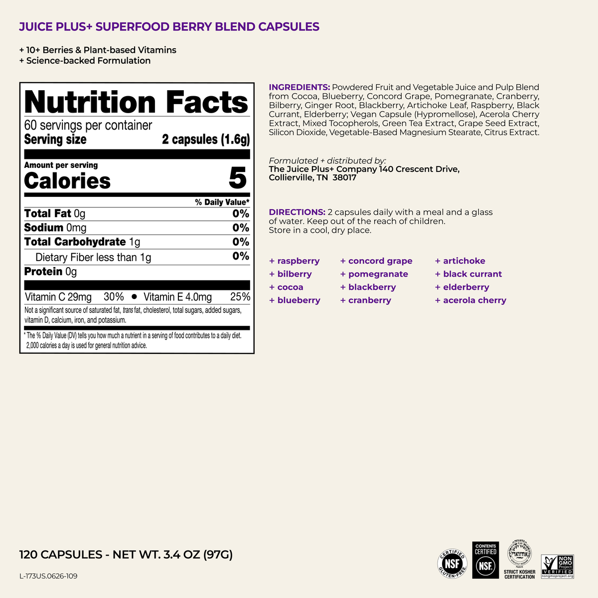 Berry Blend Capsules For Sport